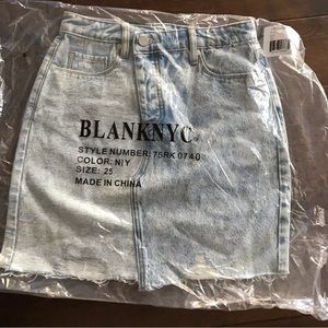 Blank NYC Nice Try Skirt Size 25